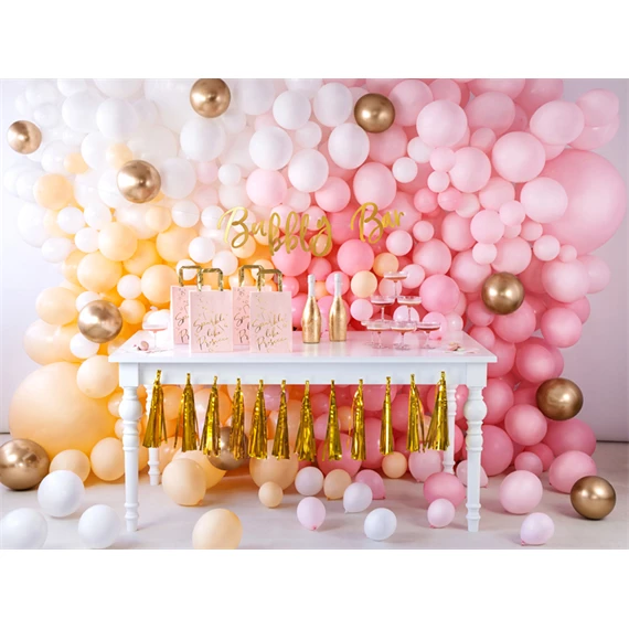 Lufi erős 27 cm pasztell halvány rózsaszín S/100