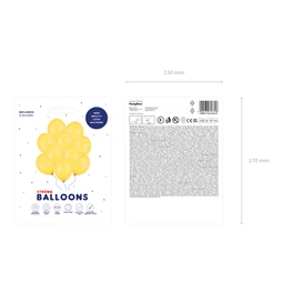 Lufi erős 27 cm pasztell méz sárga S/10