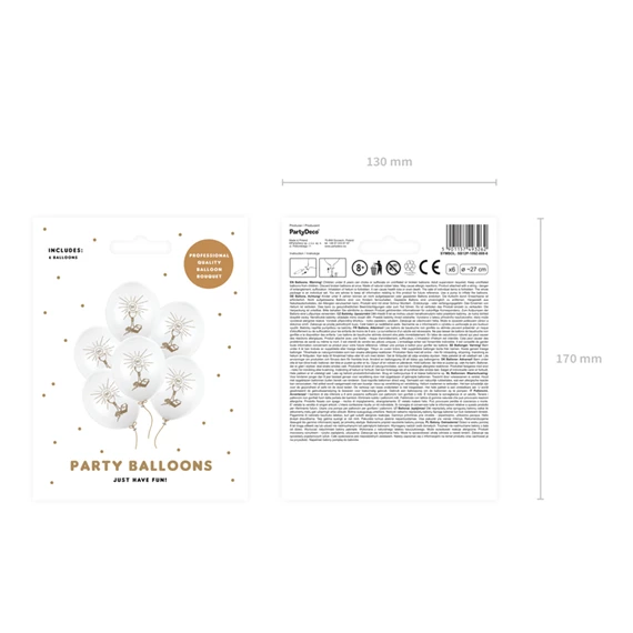 Lufi erős 27 cm szentáldozás pasztell tiszta fehér S/6