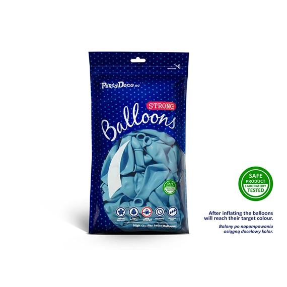 Lufi erős 30 cm pasztell babakék S/100