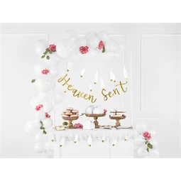 Lufi erős 30 cm pasztell tiszta fehér S/100