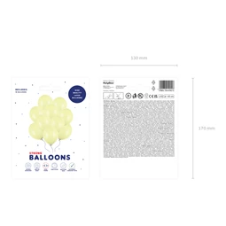 Lufi erős 30 cm pasztell világossárga S/10