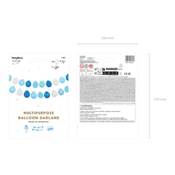 Lufi girland 3 az 1-ben kék