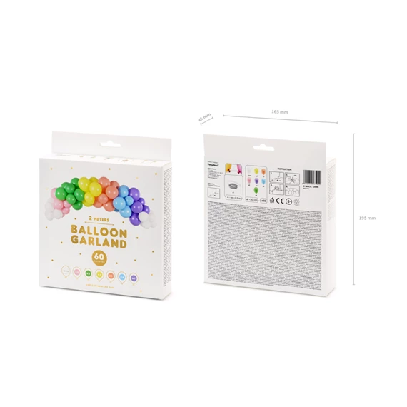Lufi girland szivárvány 200 cm S/60