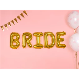 Lufi i betű fólia 35 cm arany