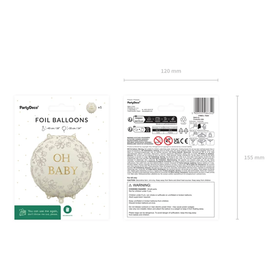 Lufi korong oh baby 35x35 cm mix