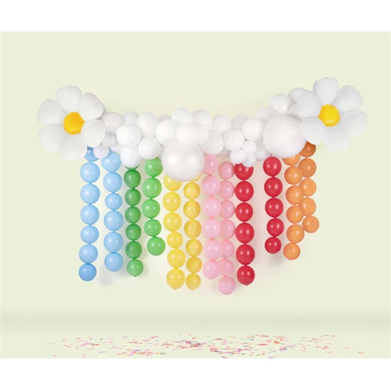 Lufi összekapcsolható 28 cm pasztell babarózsaszín S/20