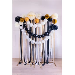 Lufi összekapcsolható 28 cm pasztell fekete S/20