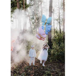 Lufi pillangó fólia 69x69 cm kék