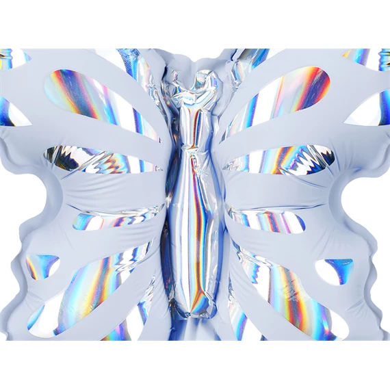 Lufi pillangó girlandhoz fólia, mix, 19x23 cm S/3