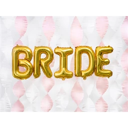 Lufi r betű fólia 35 cm arany