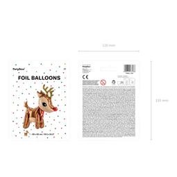 Lufi rénszarvas fólia 50x62 cm mix