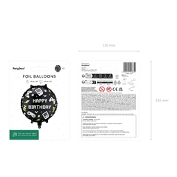 Lufi tábla Boldog születésnapot 35x35 cm mix