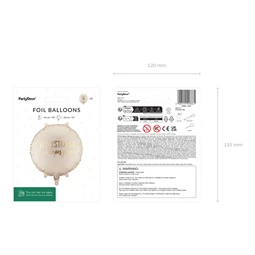 Lufi tablet ``Wszystkiego Najlepszego`` fólia 35x35 cm mix