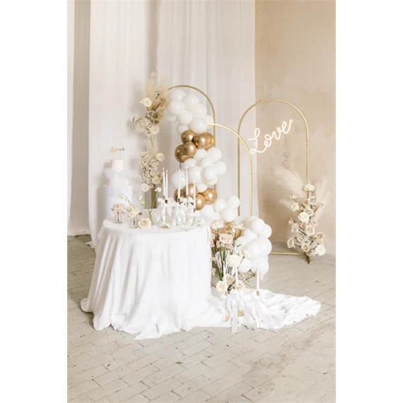 Háttérállvány mini ív arany 80x150 cm