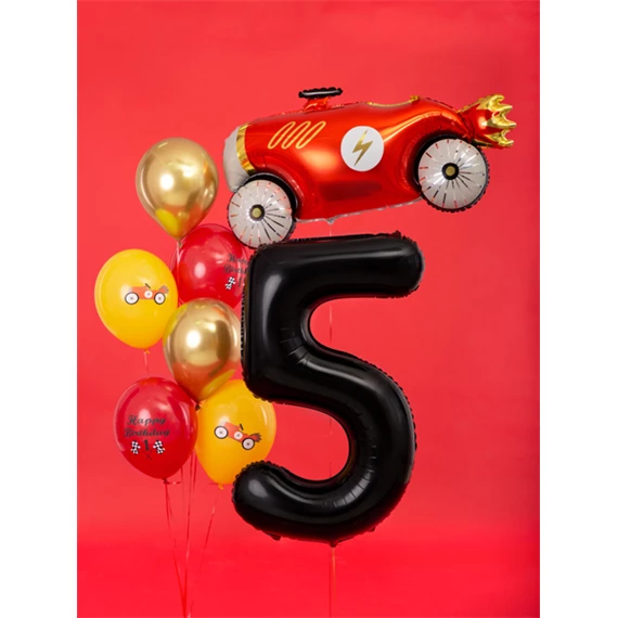 Lufi 5-ös szám fólia 86 cm fekete