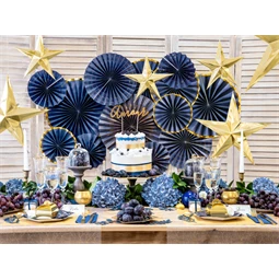 Úszógyertya korong fémes arany 4 cm S/50