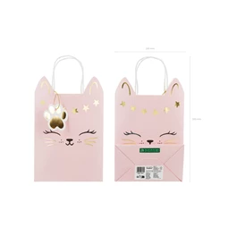 Macska ajándéktasak mix 18 x 10,5 x 27,5 cm