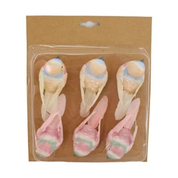 Madár csipeszes 10x4x4,5 cm S/6