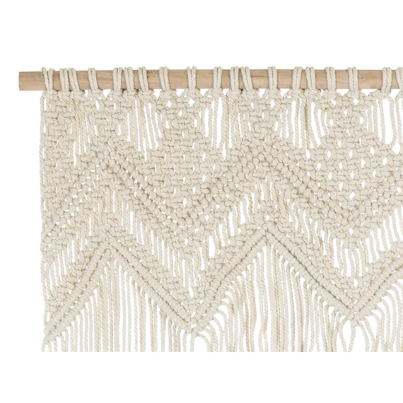 Makramé törtfehér 104 x 182 cm