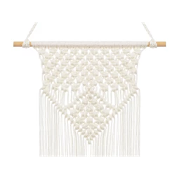 Makramé törtfehér 30x49 cm