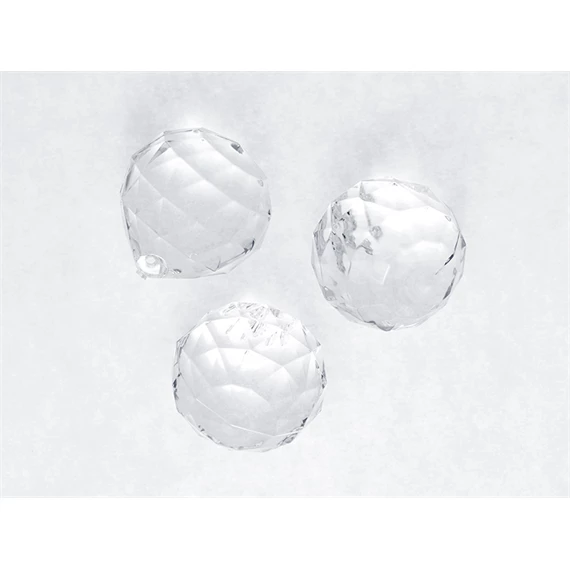 Medál gömbök 32x34 mm színtelen S/5