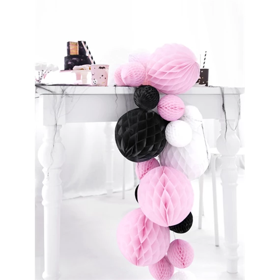 Méhsejt dekor gömb fekete 10 cm