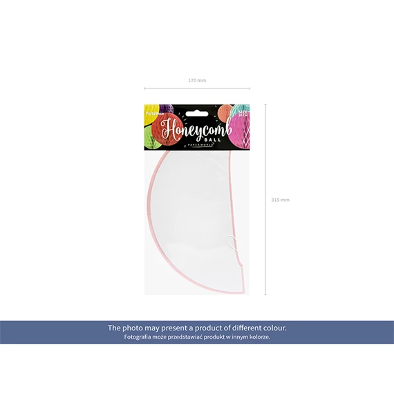 Méhsejt dekor gömb fekete 30 cm