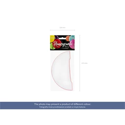 Méhsejt dekor gömb kék 20 cm