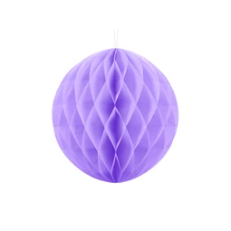 Méhsejt dekor gömb lila 30 cm