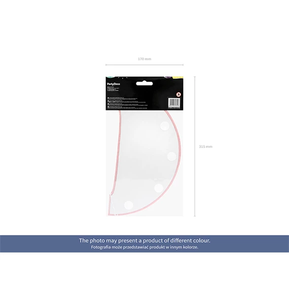 Méhsejt dekor gömb rózsaszín 30 cm