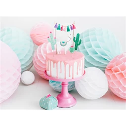 Méhsejt dekor gömb világos menta 40 cm