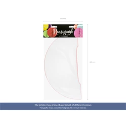 Méhsejt dekor gömb égkék 40 cm