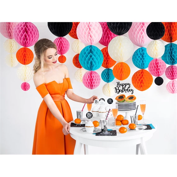 Méhsejt gömb narancs 20 cm