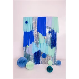 Méhsejt gömb pasztell lagúna kék 20 cm