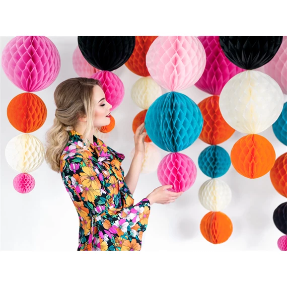 Méhsejt gömb világos krém 20 cm