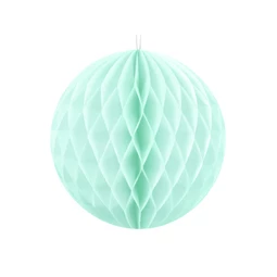 Méhsejt gömb világos menta 10 cm