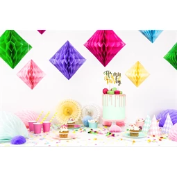 Méhsejt gyémánt fehér 30 cm