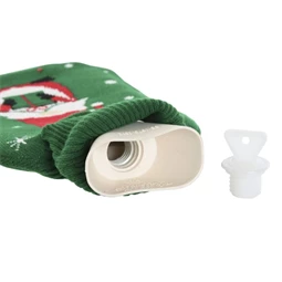 Melegvizes palack zokni szett, mintás 17x28x4 cm 2 féle S/2