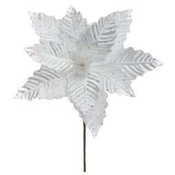 Mikulásvirág glitteres, betűzős 30 cm