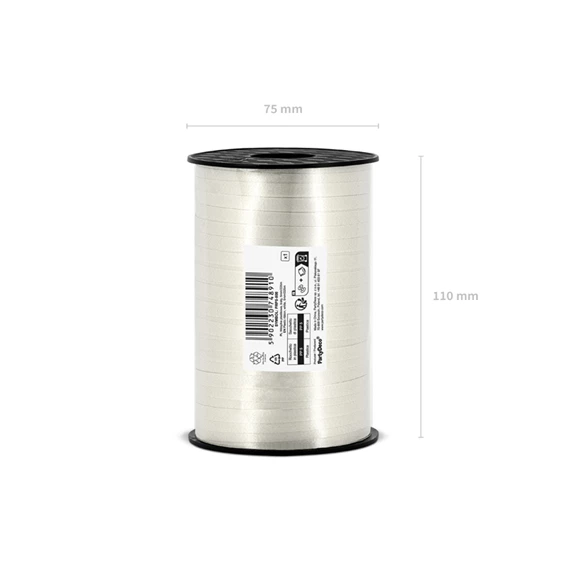 Műanyag szalag fehér 5 mm x 225 m