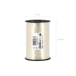 Műanyag szalag világos krém 5 mm x 225 m