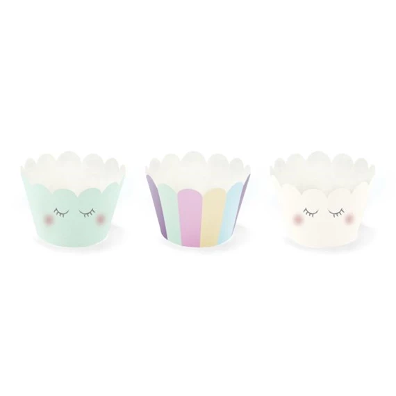 Muffin forma unikornis papír 5x7,5x5 cm S/6
