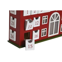 Naptár adventi LED-es 37,5x8,5x31 cm 2 féle