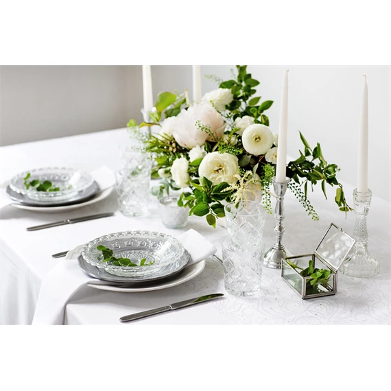 Nyomott organza fehér 0,48 cm x 9 m