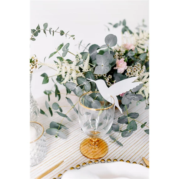 Nyomott organza fehér 0,48 cm x 9 m