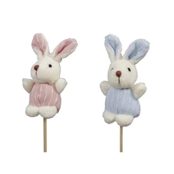 Nyúl betűzős 6,5x8,5 cm S/4