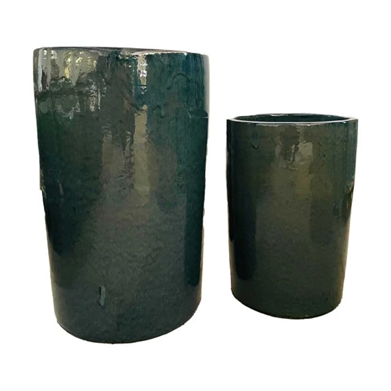 Óriás kaspó szett hosszúkás kül-, beltéri, fagyálló 50x80, 40x60 cm S/2