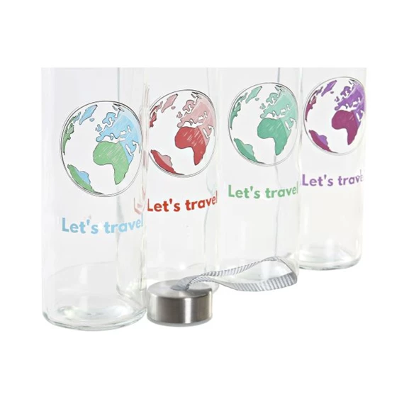 Palack 7x7x24 cm 600 ml 4 féle