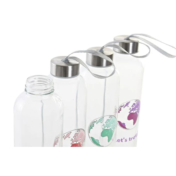 Palack 7x7x24 cm 600 ml 4 féle